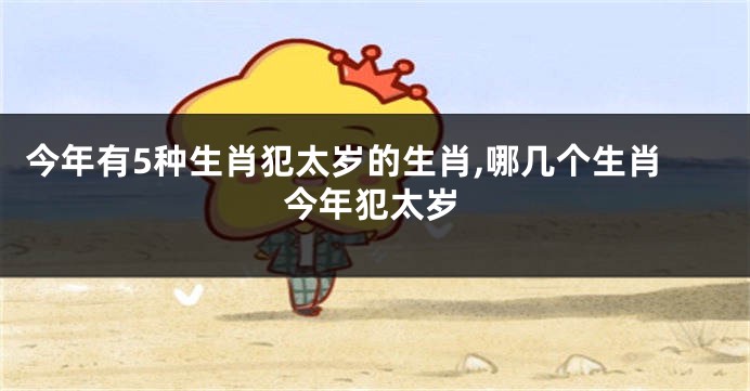 今年有5种生肖犯太岁的生肖,哪几个生肖今年犯太岁