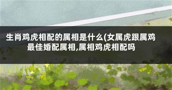 生肖鸡虎相配的属相是什么(女属虎跟属鸡最佳婚配属相,属相鸡虎相配吗