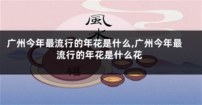 广州今年最流行的年花是什么,广州今年最流行的年花是什么花