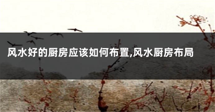 风水好的厨房应该如何布置,风水厨房布局
