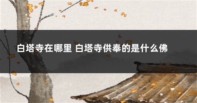 白塔寺在哪里 白塔寺供奉的是什么佛