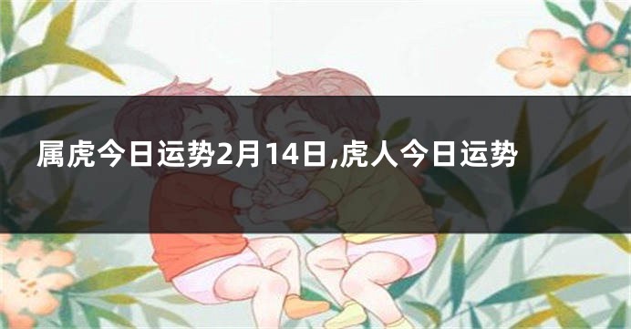 属虎今日运势2月14日,虎人今日运势