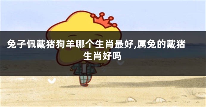 兔子佩戴猪狗羊哪个生肖最好,属兔的戴猪生肖好吗