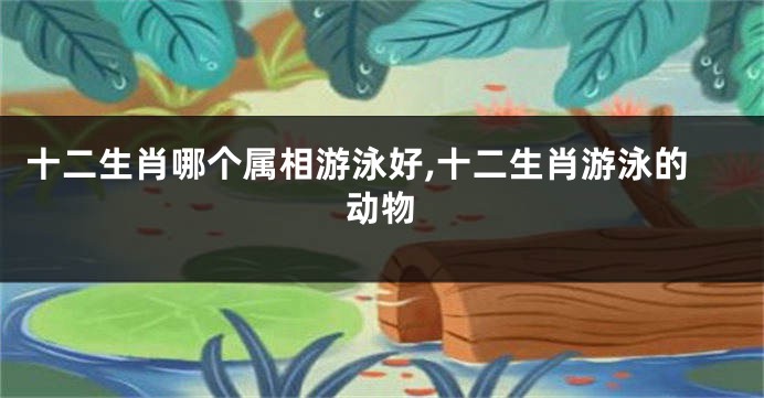 十二生肖哪个属相游泳好,十二生肖游泳的动物