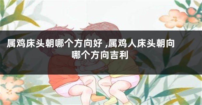 属鸡床头朝哪个方向好 ,属鸡人床头朝向哪个方向吉利