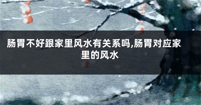 肠胃不好跟家里风水有关系吗,肠胃对应家里的风水