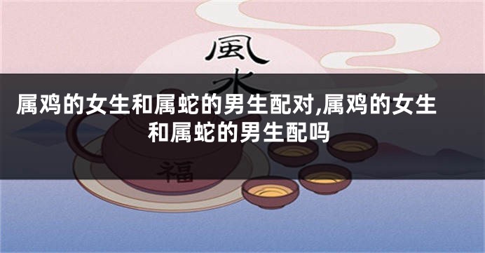 属鸡的女生和属蛇的男生配对,属鸡的女生和属蛇的男生配吗