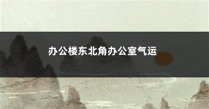 办公楼东北角办公室气运