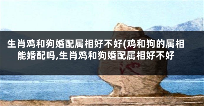 生肖鸡和狗婚配属相好不好(鸡和狗的属相能婚配吗,生肖鸡和狗婚配属相好不好