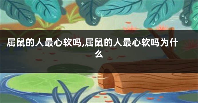 属鼠的人最心软吗,属鼠的人最心软吗为什么