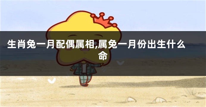 生肖兔一月配偶属相,属兔一月份出生什么命