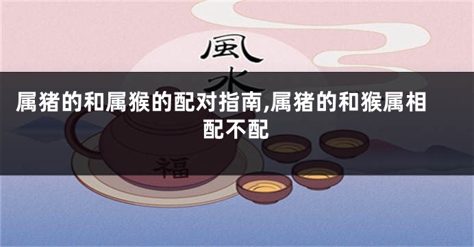 属猪的和属猴的配对指南,属猪的和猴属相配不配
