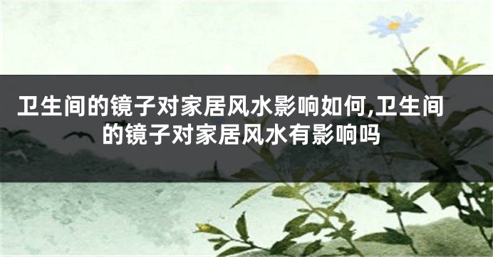 卫生间的镜子对家居风水影响如何,卫生间的镜子对家居风水有影响吗