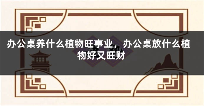 办公桌养什么植物旺事业，办公桌放什么植物好又旺财