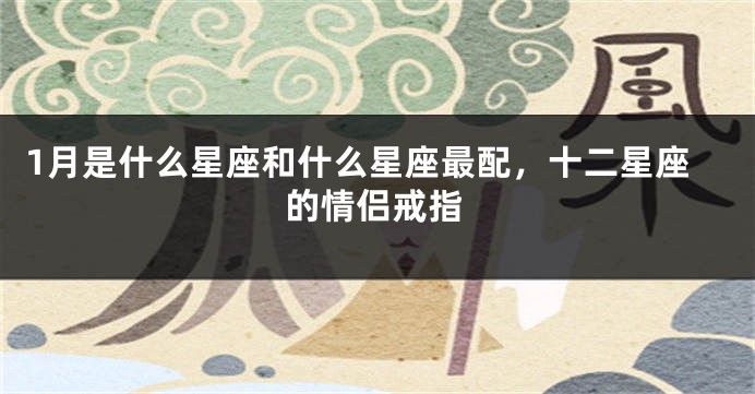 1月是什么星座和什么星座最配，十二星座的情侣戒指