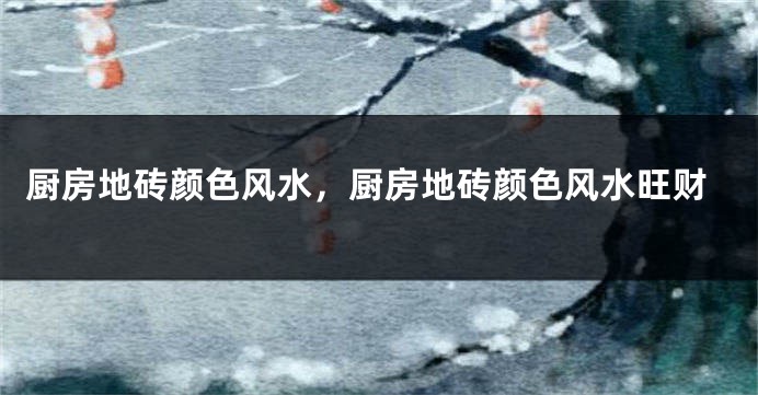厨房地砖颜色风水,厨房地砖颜色风水旺财