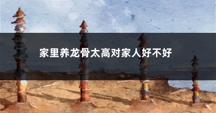 家里养龙骨太高对家人好不好
