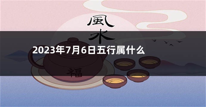 2023年7月6日五行属什么