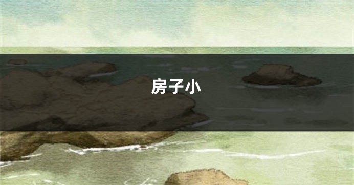 房子小