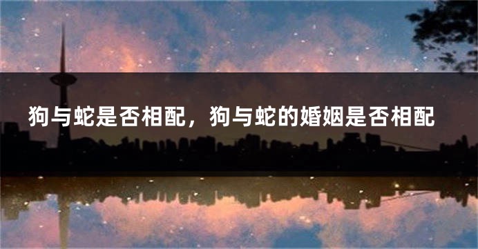 狗与蛇是否相配，狗与蛇的婚姻是否相配