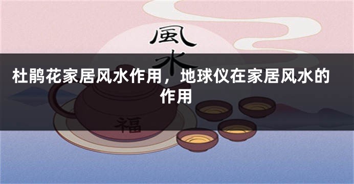 杜鹃花家居风水作用，地球仪在家居风水的作用