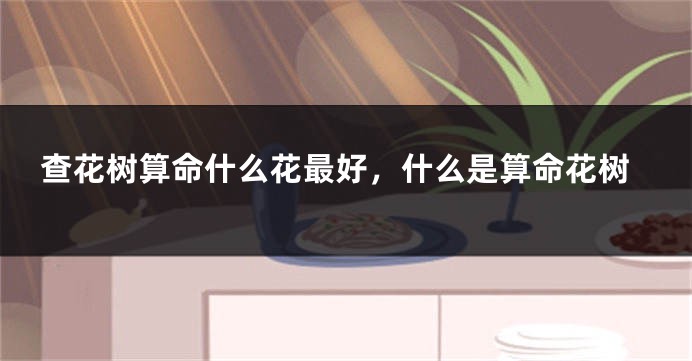 查花树算命什么花最好，什么是算命花树