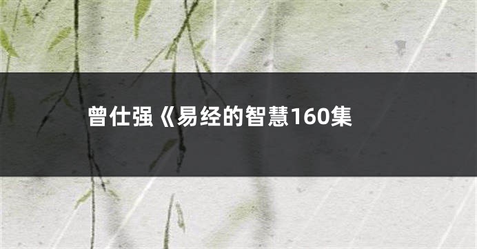 曾仕强《易经的智慧160集