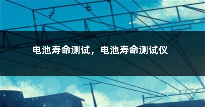 电池寿命测试,电池寿命测试仪