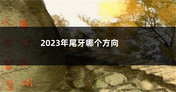 2023年尾牙哪个方向
