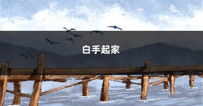白手起家