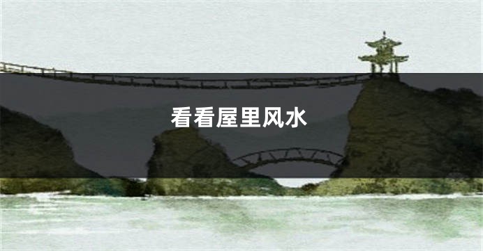 看看屋里风水