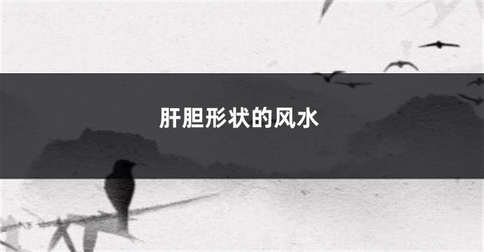 肝胆形状的风水