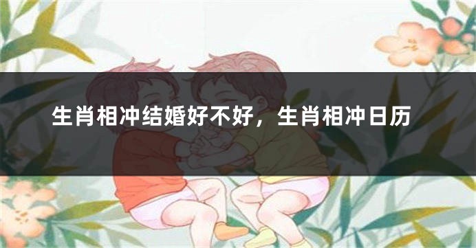 生肖相冲结婚好不好，生肖相冲日历