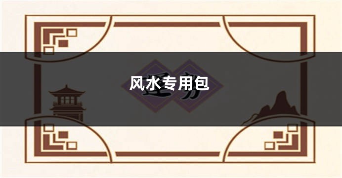 风水专用包