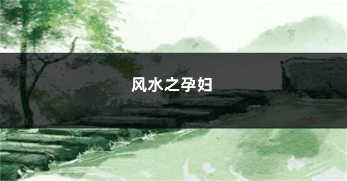 风水之孕妇