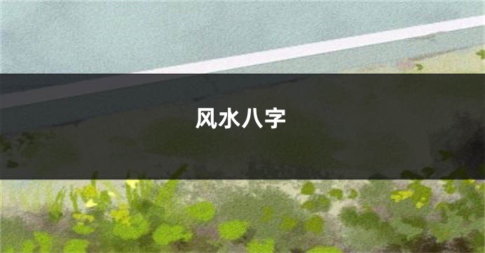 风水八字