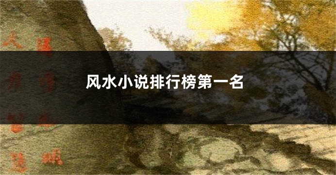风水小说排行榜第一名