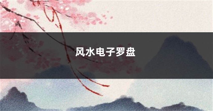 风水电子罗盘