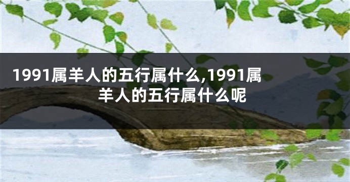 1991属羊人的五行属什么,1991属羊人的五行属什么呢