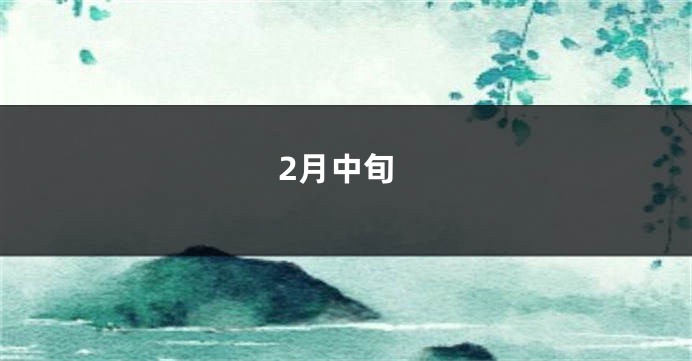 2月中旬