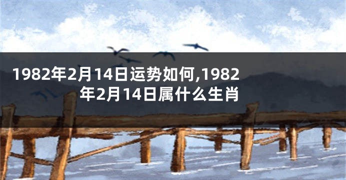 1982年2月14日运势如何,1982年2月14日属什么生肖