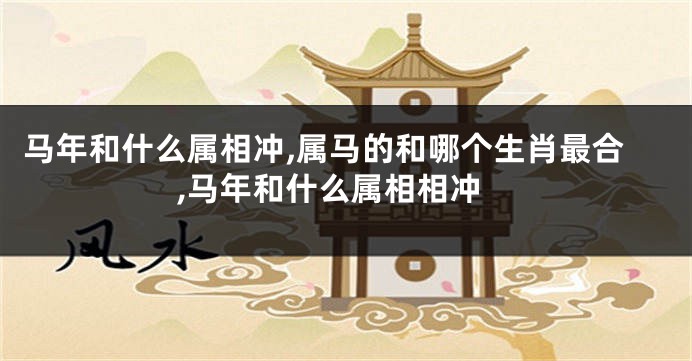 马年和什么属相冲,属马的和哪个生肖最合,马年和什么属相相冲