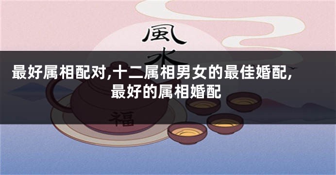 最好属相配对,十二属相男女的最佳婚配,最好的属相婚配