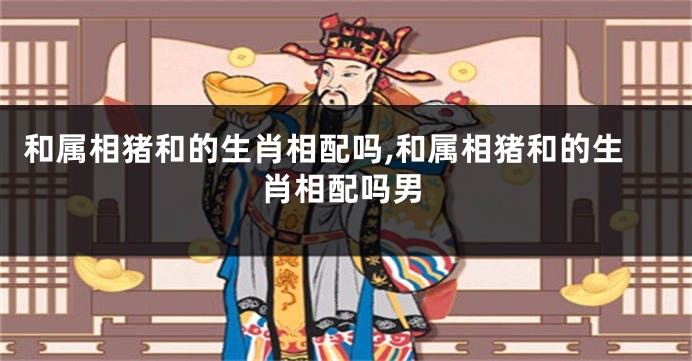 和属相猪和的生肖相配吗,和属相猪和的生肖相配吗男