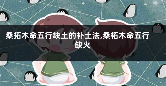 桑拓木命五行缺土的补土法,桑柘木命五行缺火