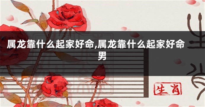 属龙靠什么起家好命,属龙靠什么起家好命男