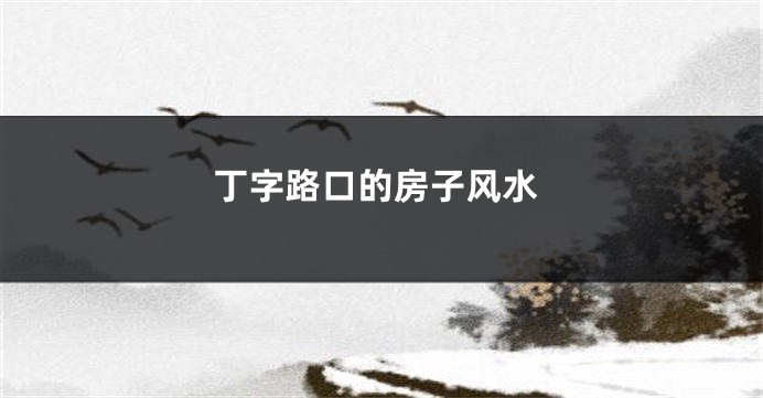 丁字路口的房子风水