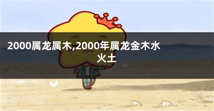 2000属龙属木,2000年属龙金木水火土