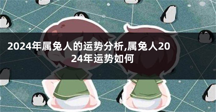 2024年属兔人的运势分析,属兔人2024年运势如何