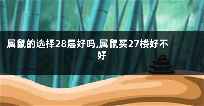 属鼠的选择28层好吗,属鼠买27楼好不好